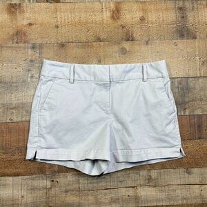 LOFT Riviera Light Tan Flat Front Shorts size 6